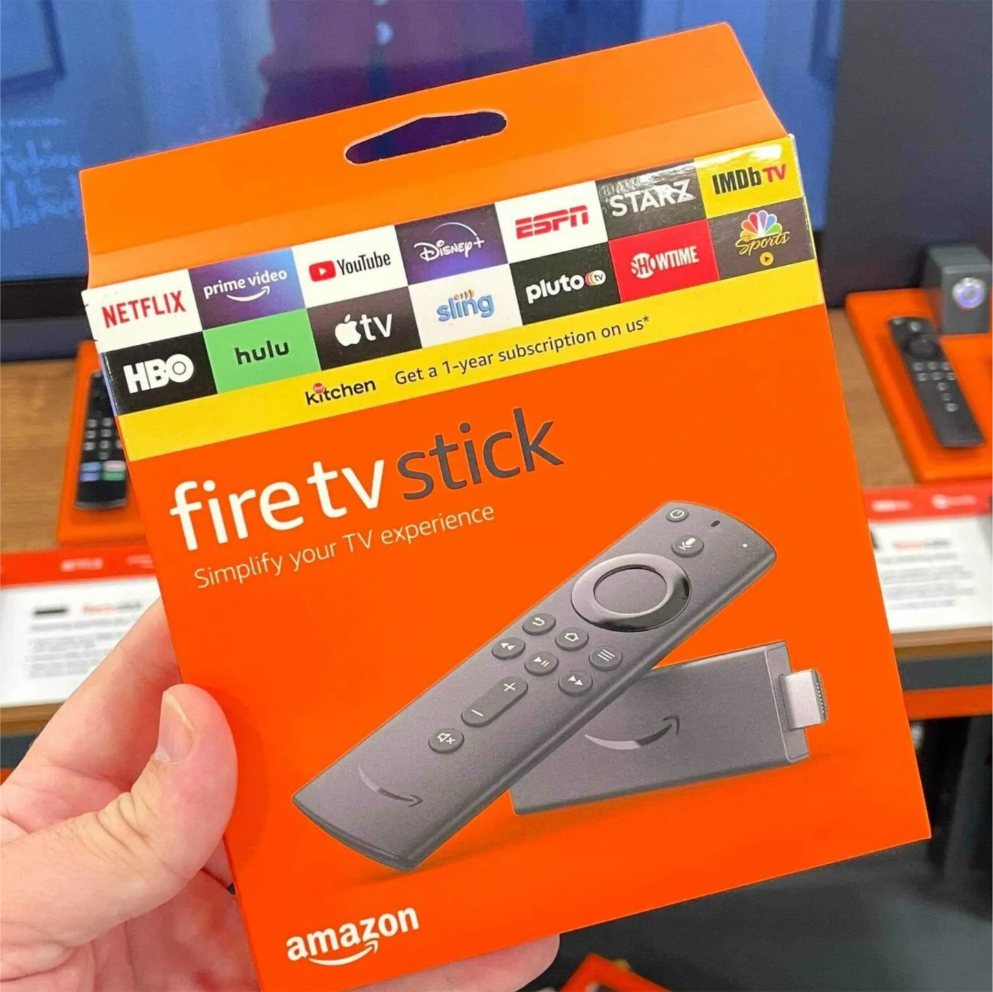Fire Stick com 1 Ano de Canais Brasileiros – Filmes, Séries e Esportes ao Vivo!