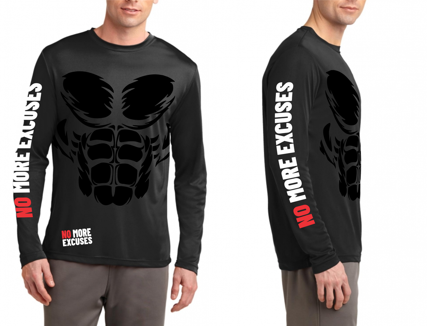 No More Excuses Long Sleeve – Embrace Style and Determination!