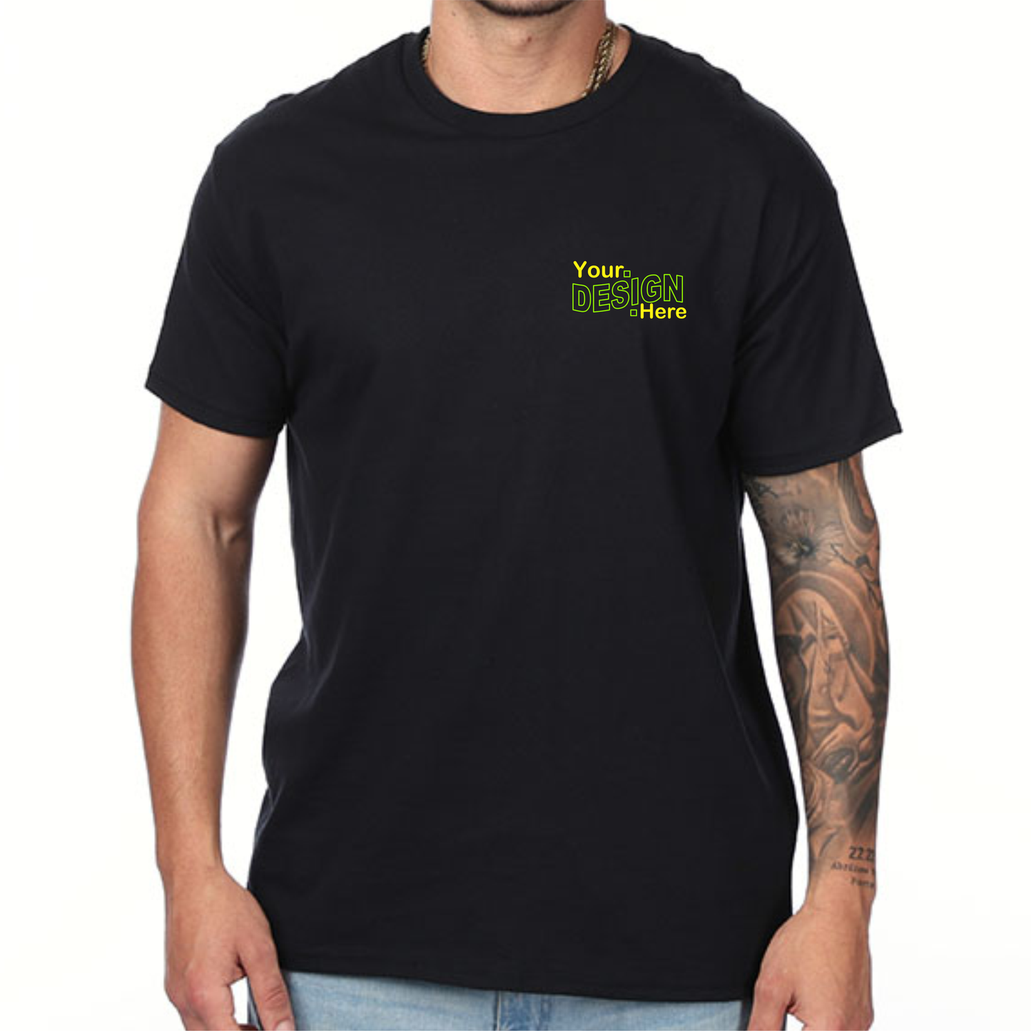 Custom Cotton T-Shirts – Premium DTF Printing | 5 Units