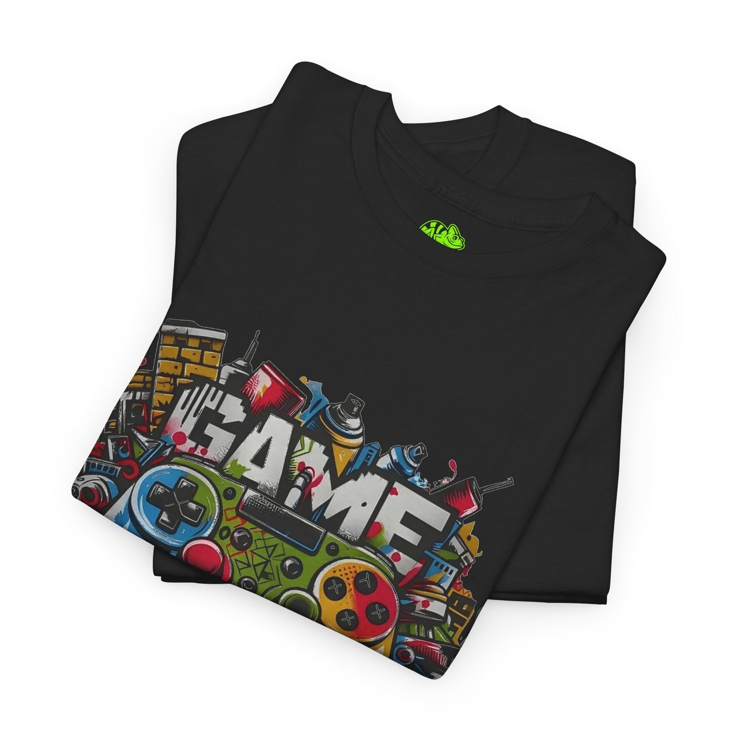 Gamer Juice T‑Shirt - Colorful Retro Game Controller Graphic Tee