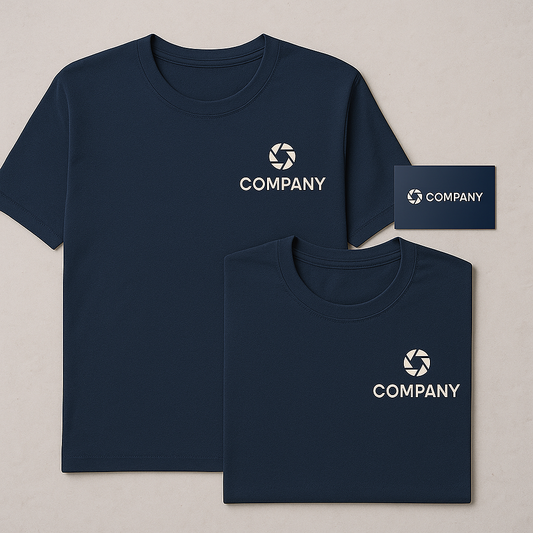 Professional Kit – 10 Custom T-Shirts + 250 Business Cards